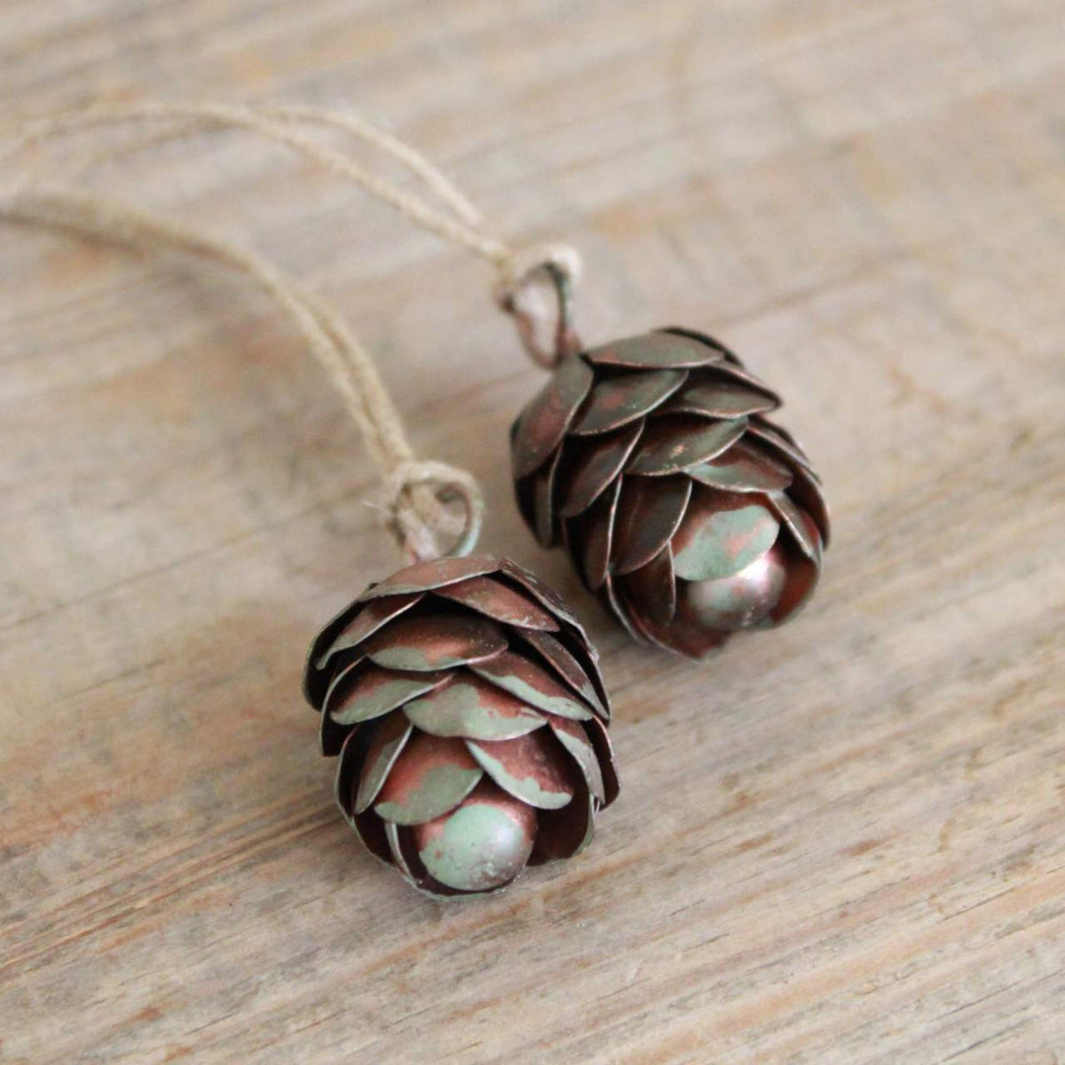 Copper Pine Cone Decoration Closet & Botts
