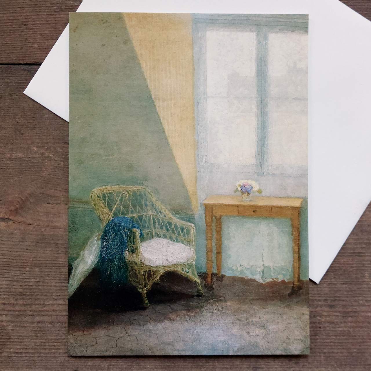 Corner of the Artist's Room - Vintage Greeting Card