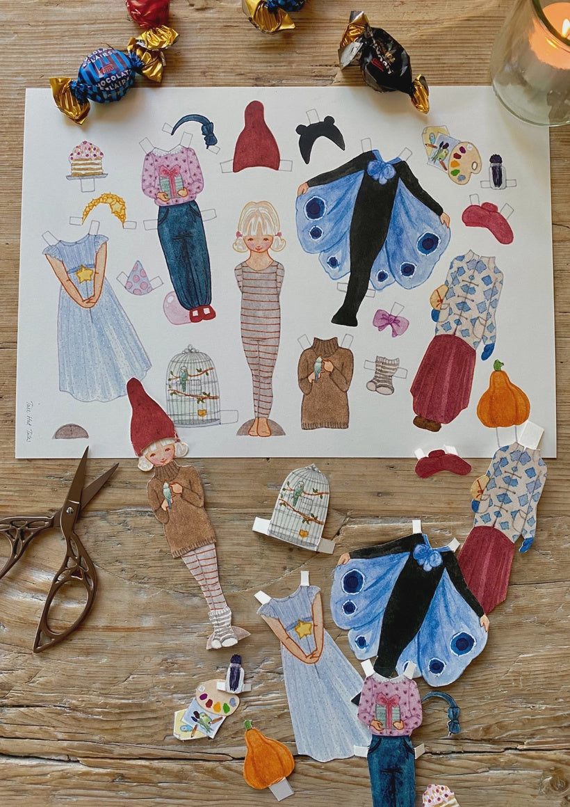 Decoupages - Dress Up Doll Ruth