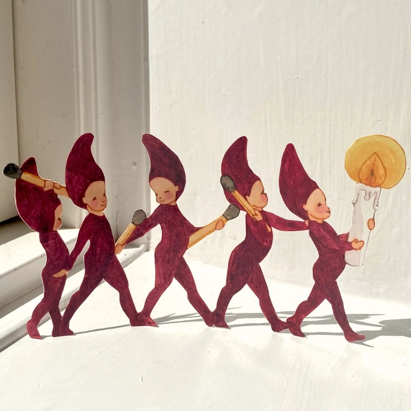 Decoupages - Matchstick Elves