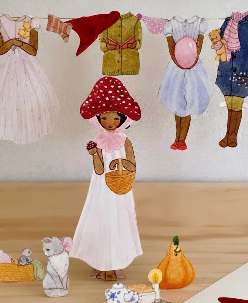 Decoupages - Dress Up Doll Iben