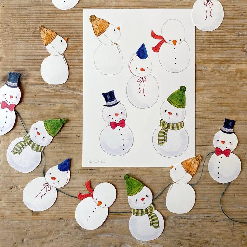 Decoupages - Snowmen