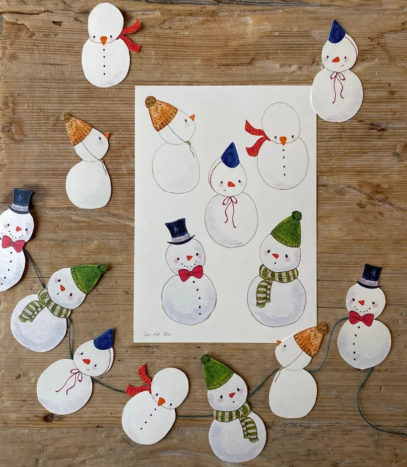 Decoupages - Snowmen