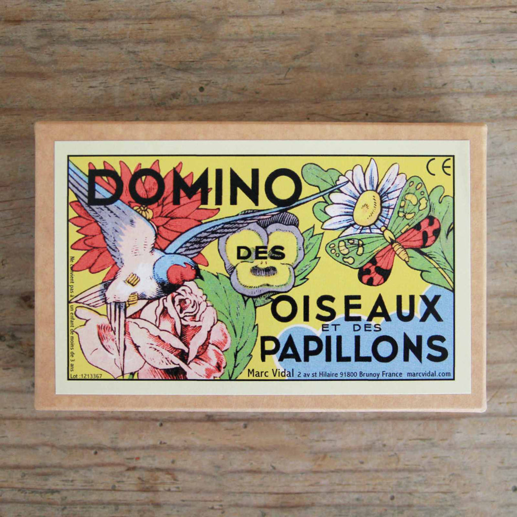 Dominoes - French Birds & Butterflies