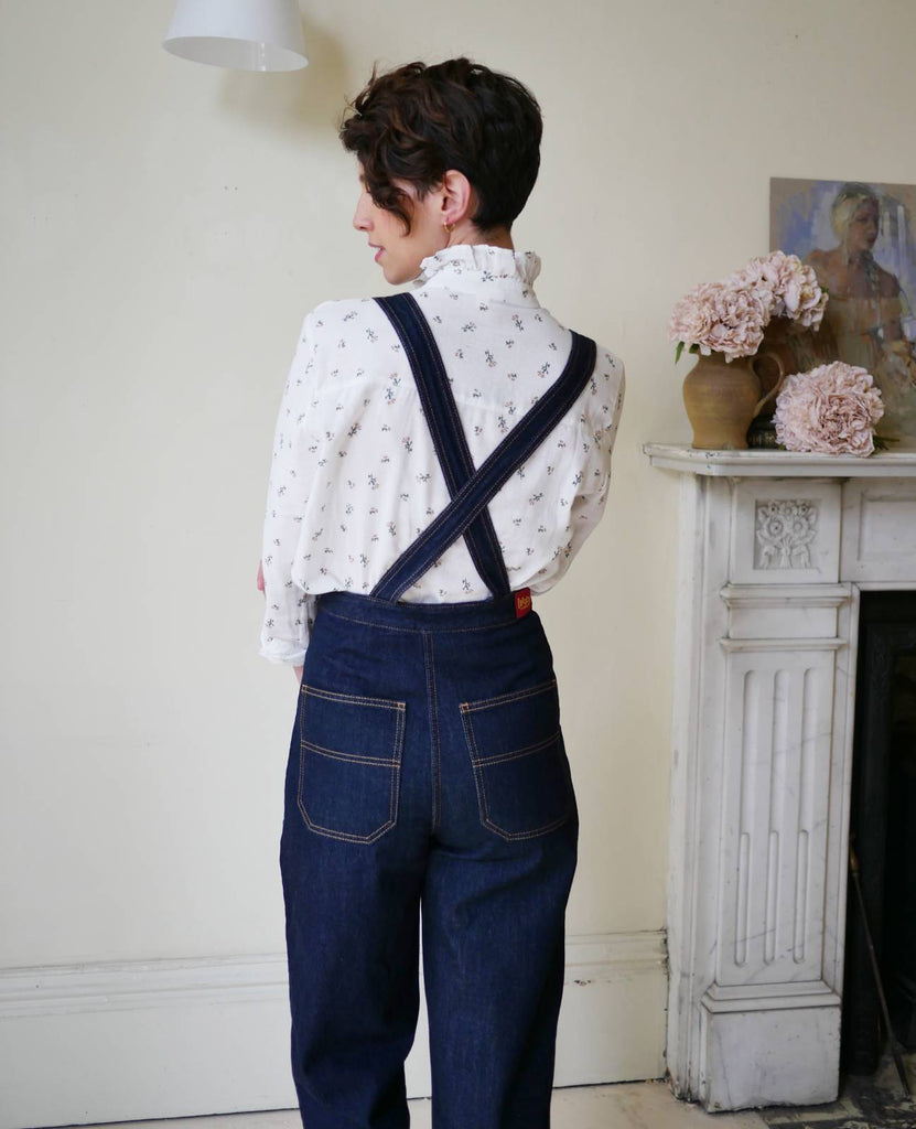 High waisted dungarees deals