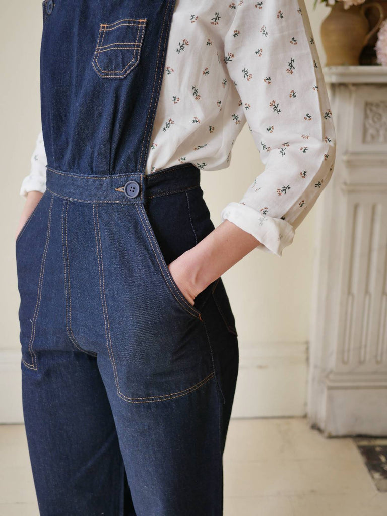 Call Me Crazy Denim High Waist Overall Dungarees main image 1