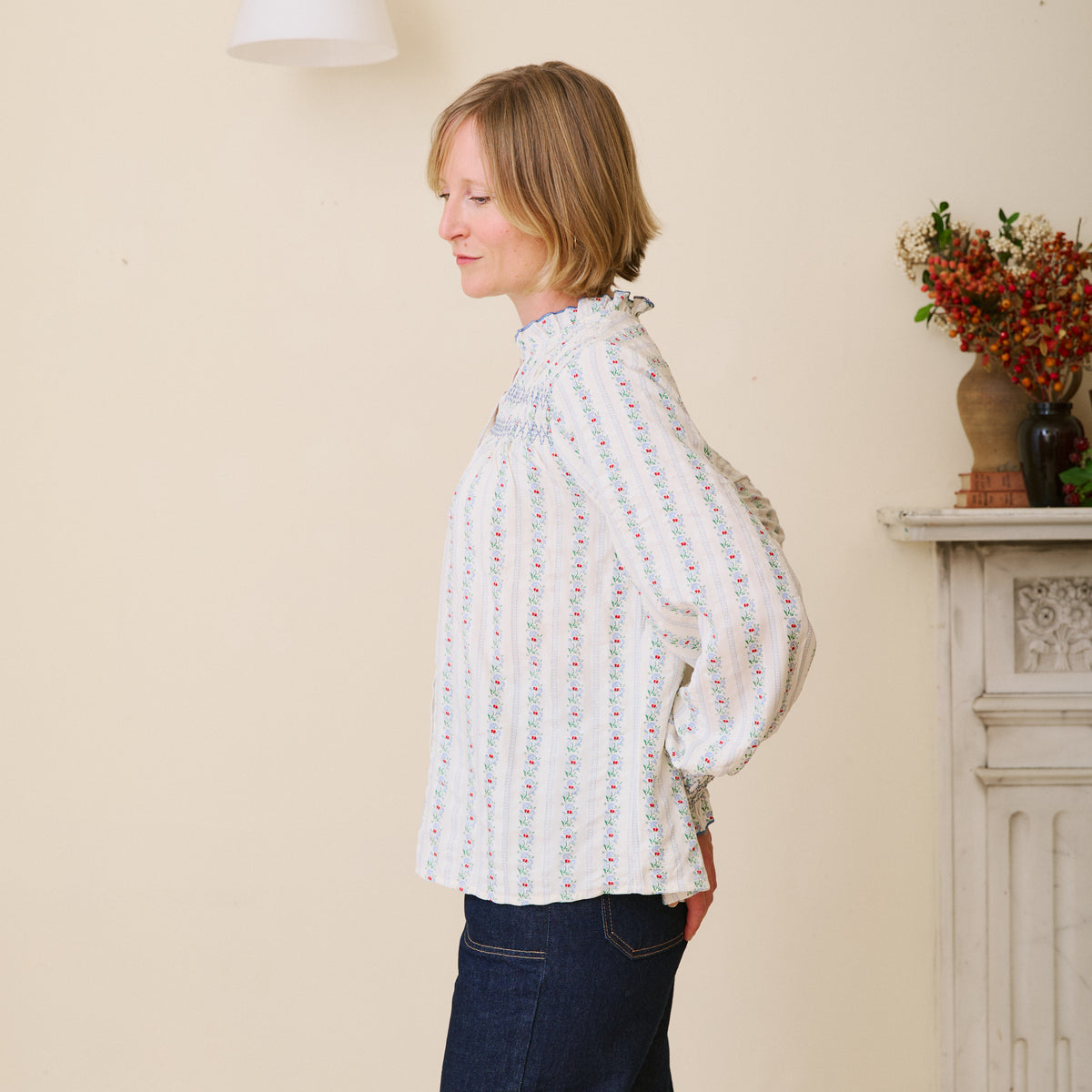 Dauphine Smocked Blouse