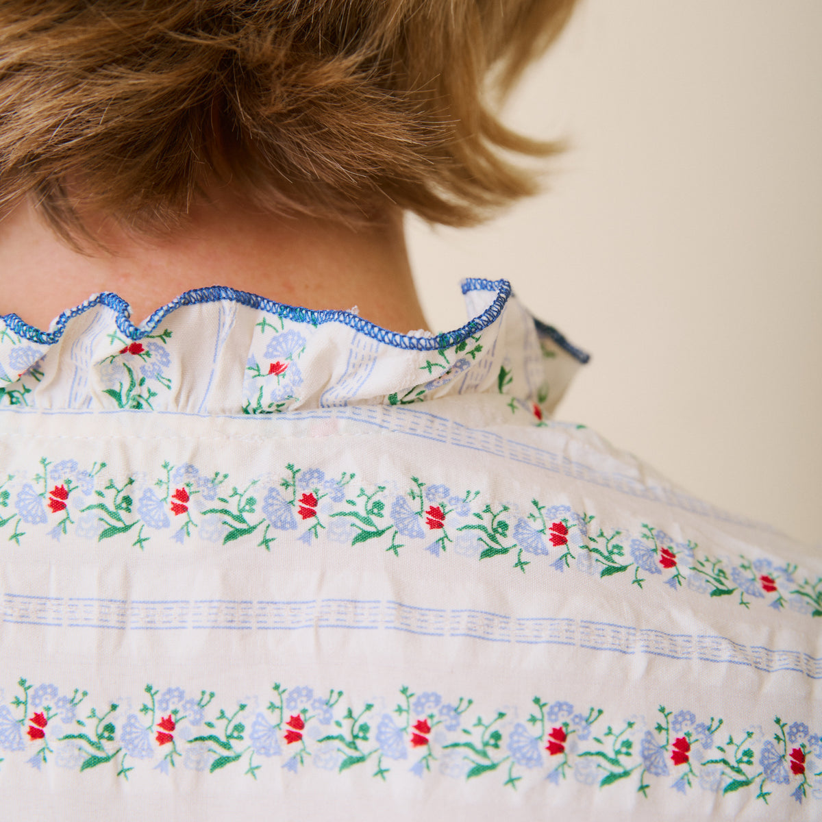 Dauphine Floral Smocked Blouse
