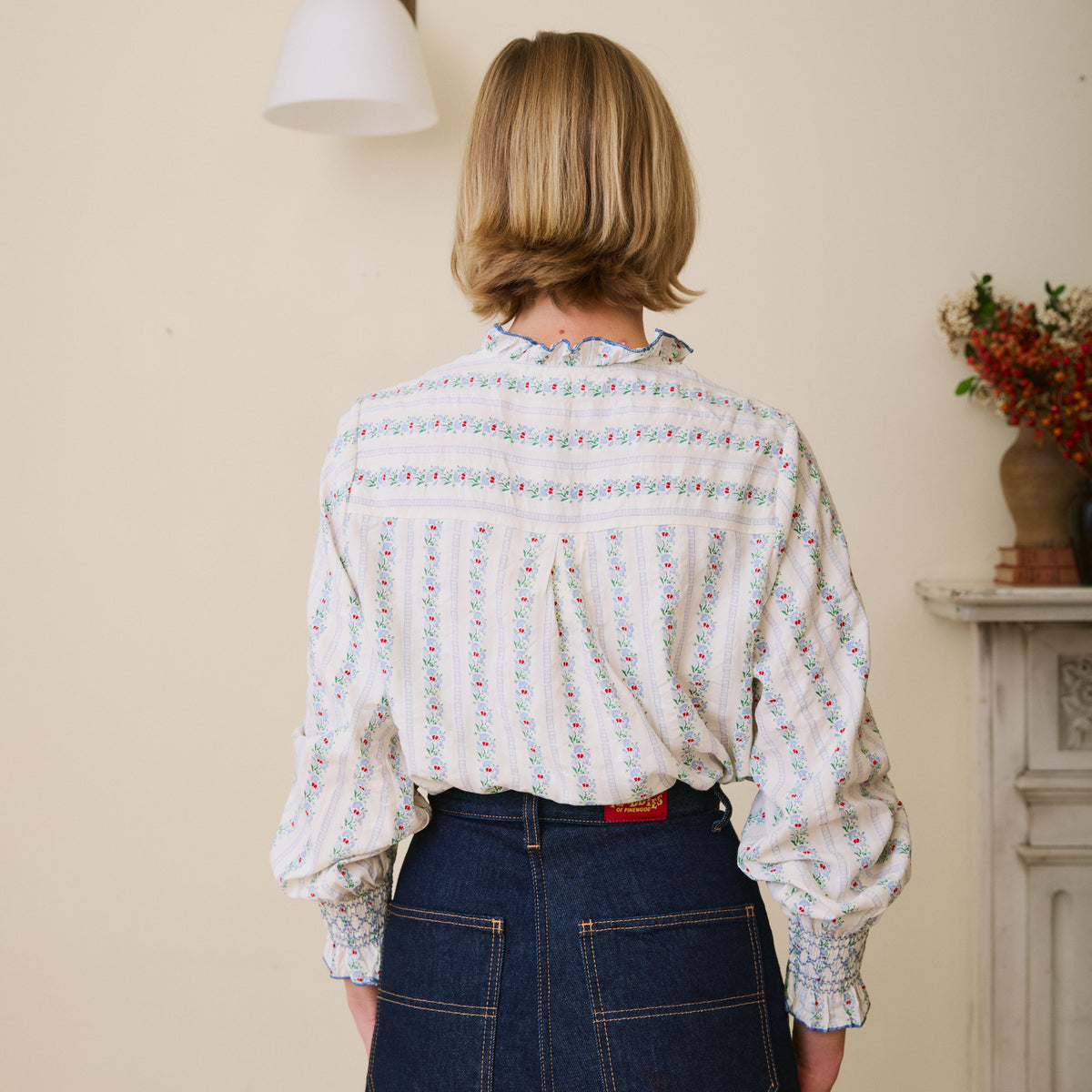 Dauphine Floral Smocked Blouse