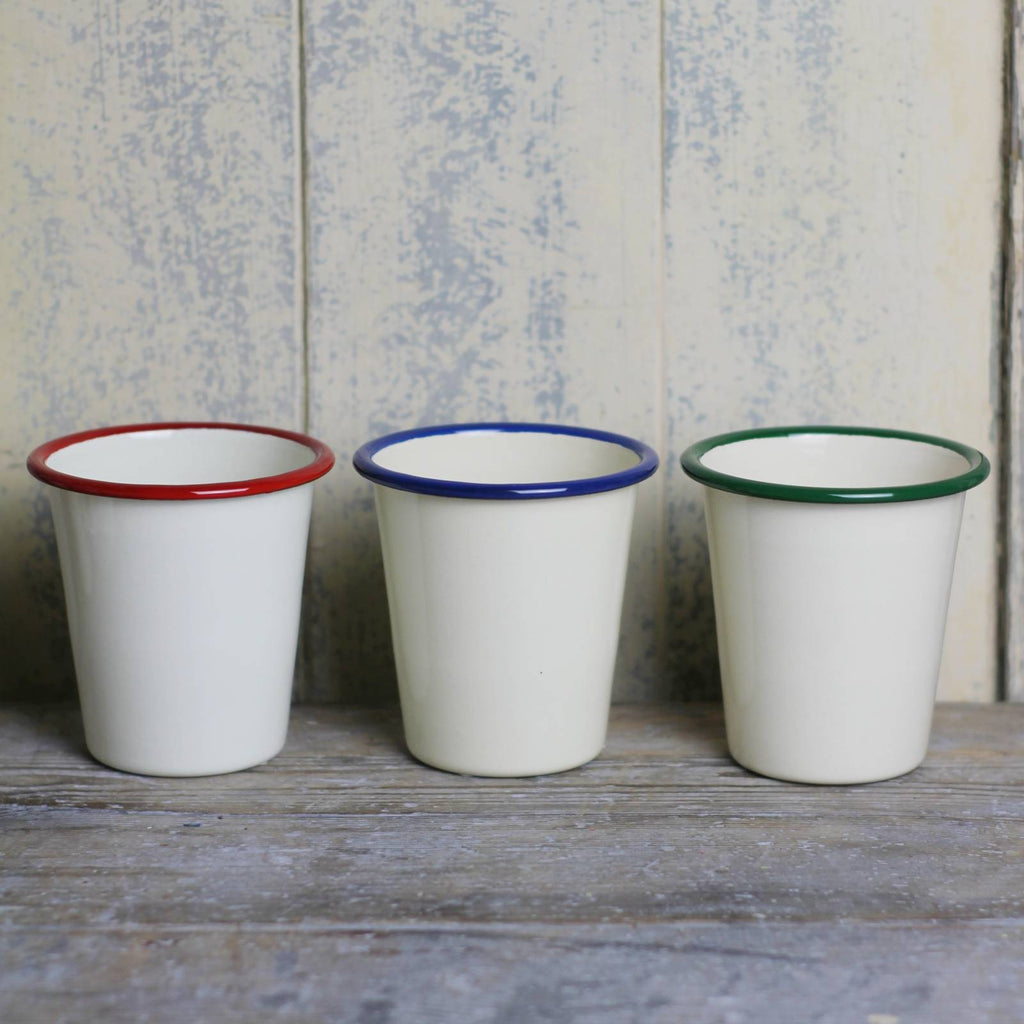 Enamel tumblers