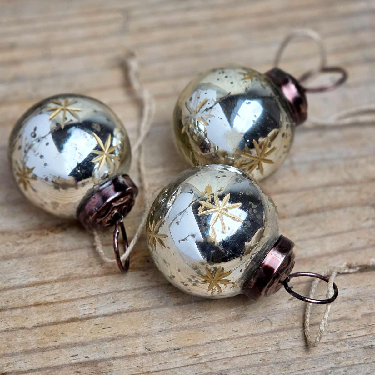 Sliver Etched Bauble