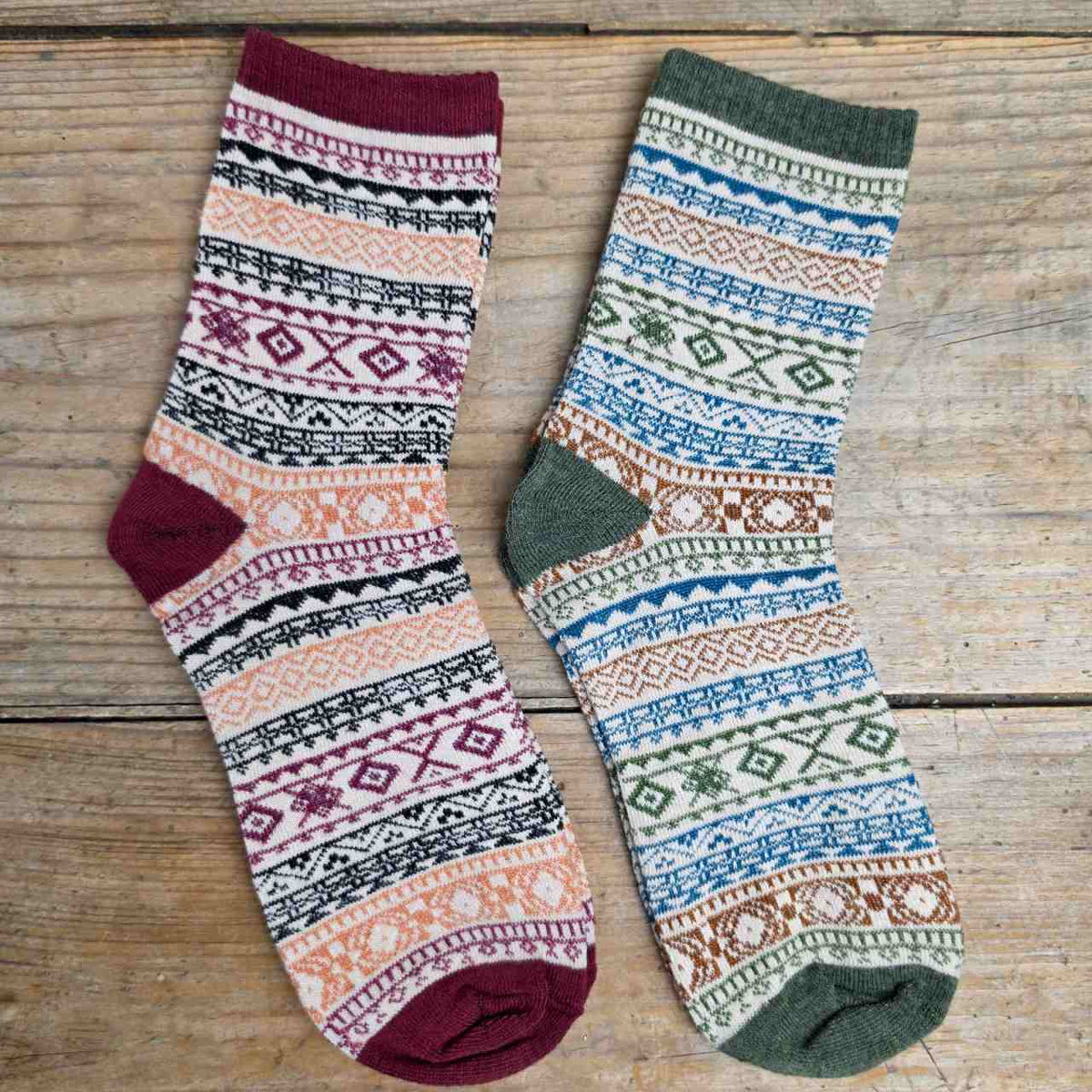 Women's Fair Isle Socks