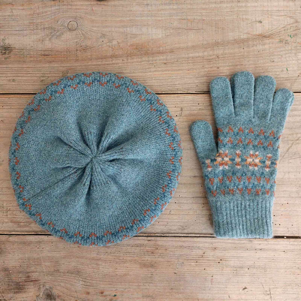 Fair Isle Wool Gloves
