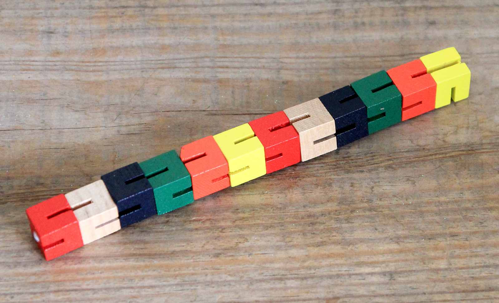 Wooden Twist & Lock Blocks