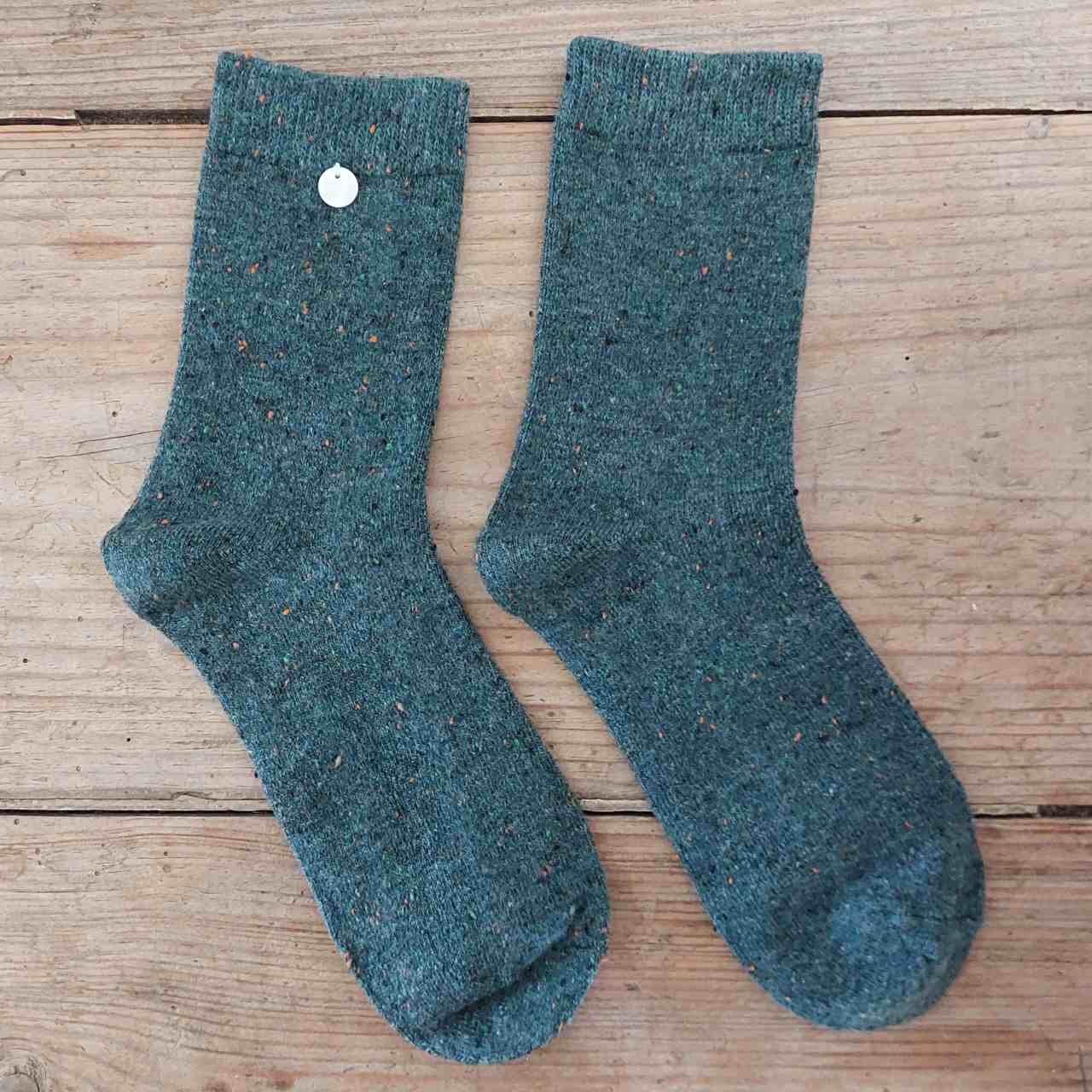 Women's Flecked Cotton Socks