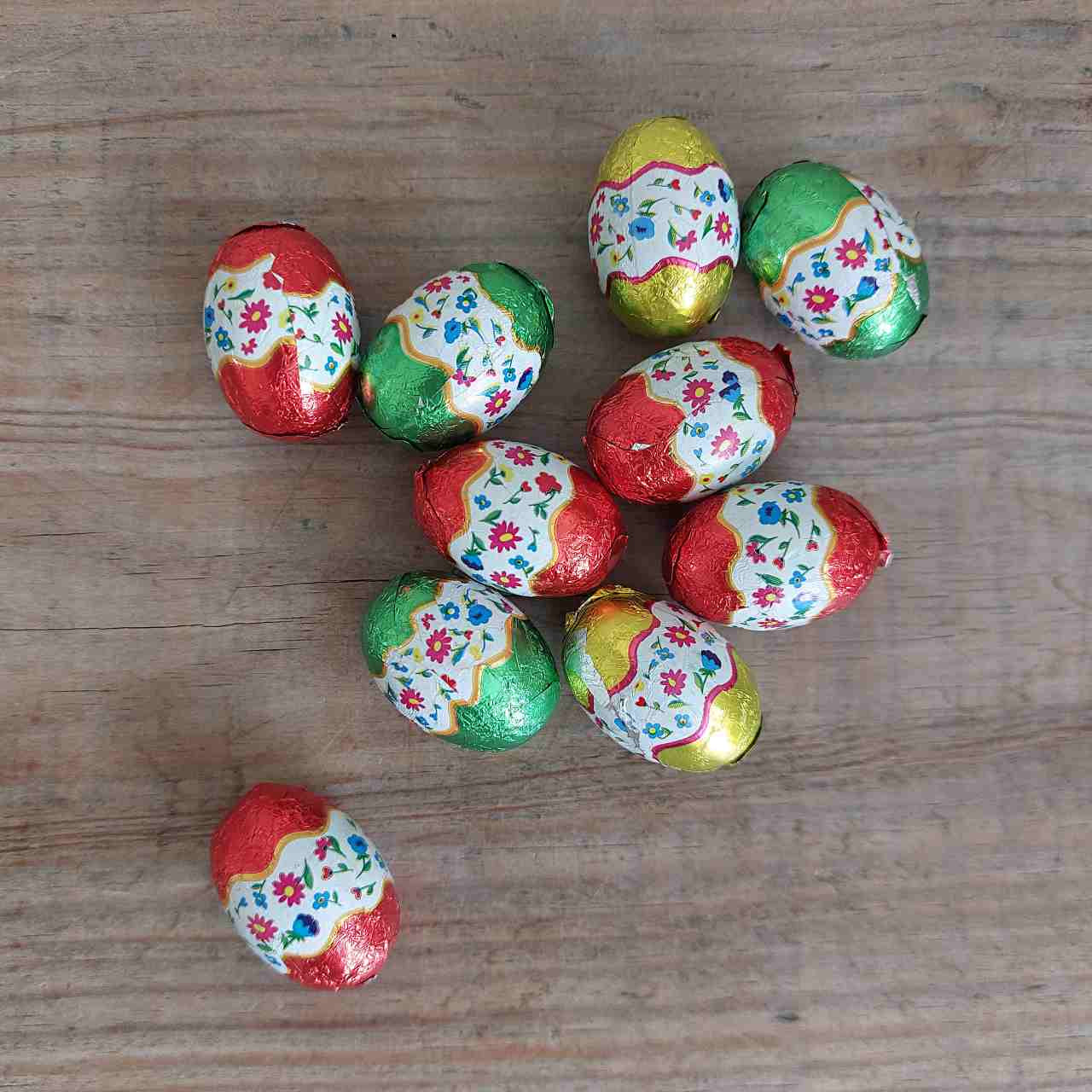 Floral Chocolate Eggs