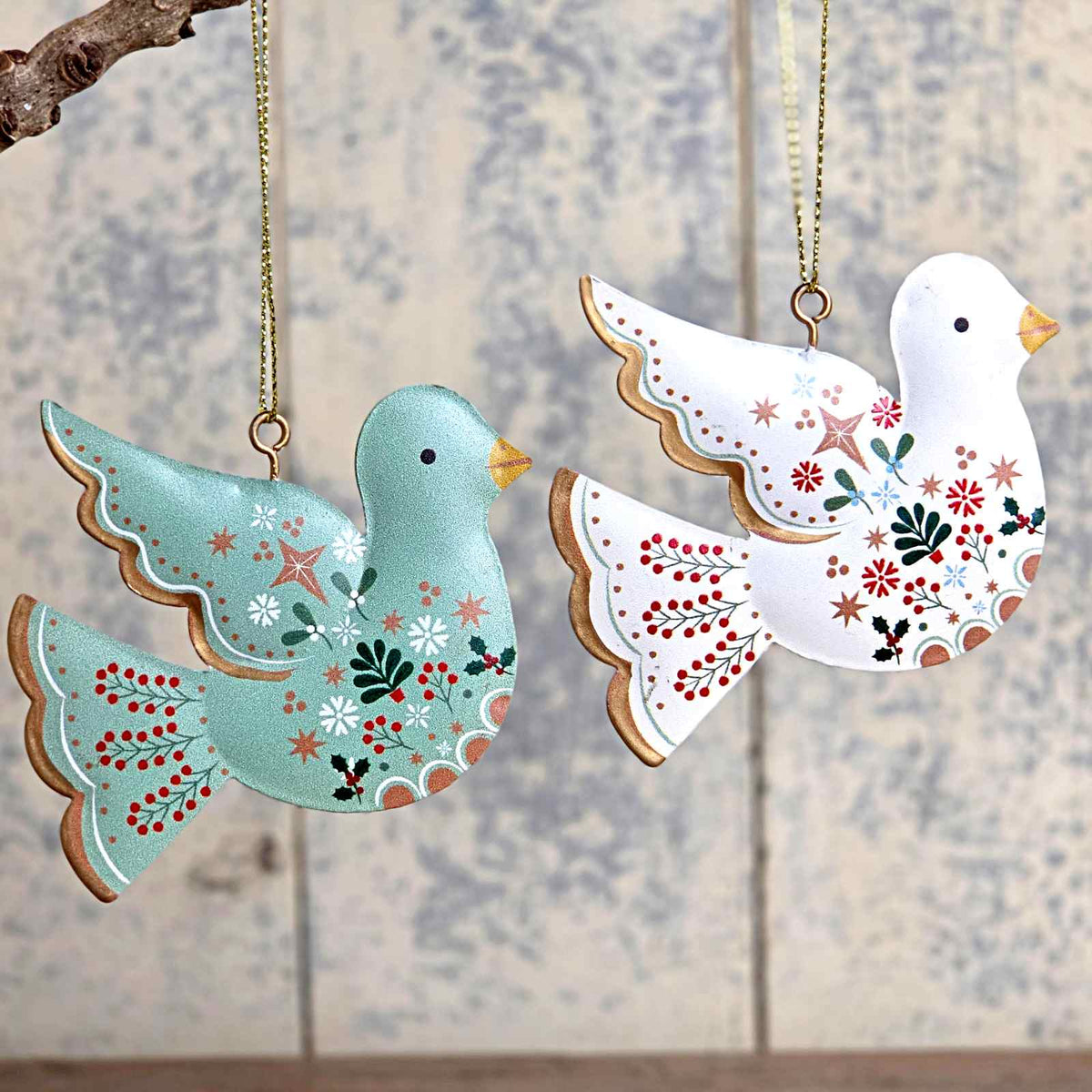 Tin Bird Decoration
