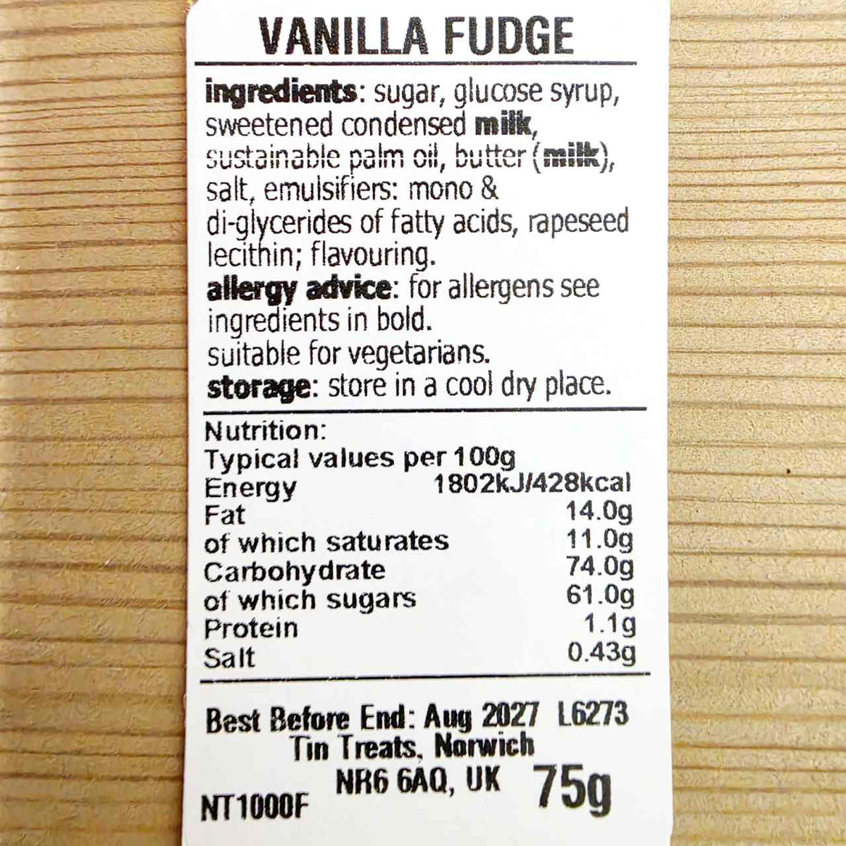 Spode Christmas Tree Tin - Fudge