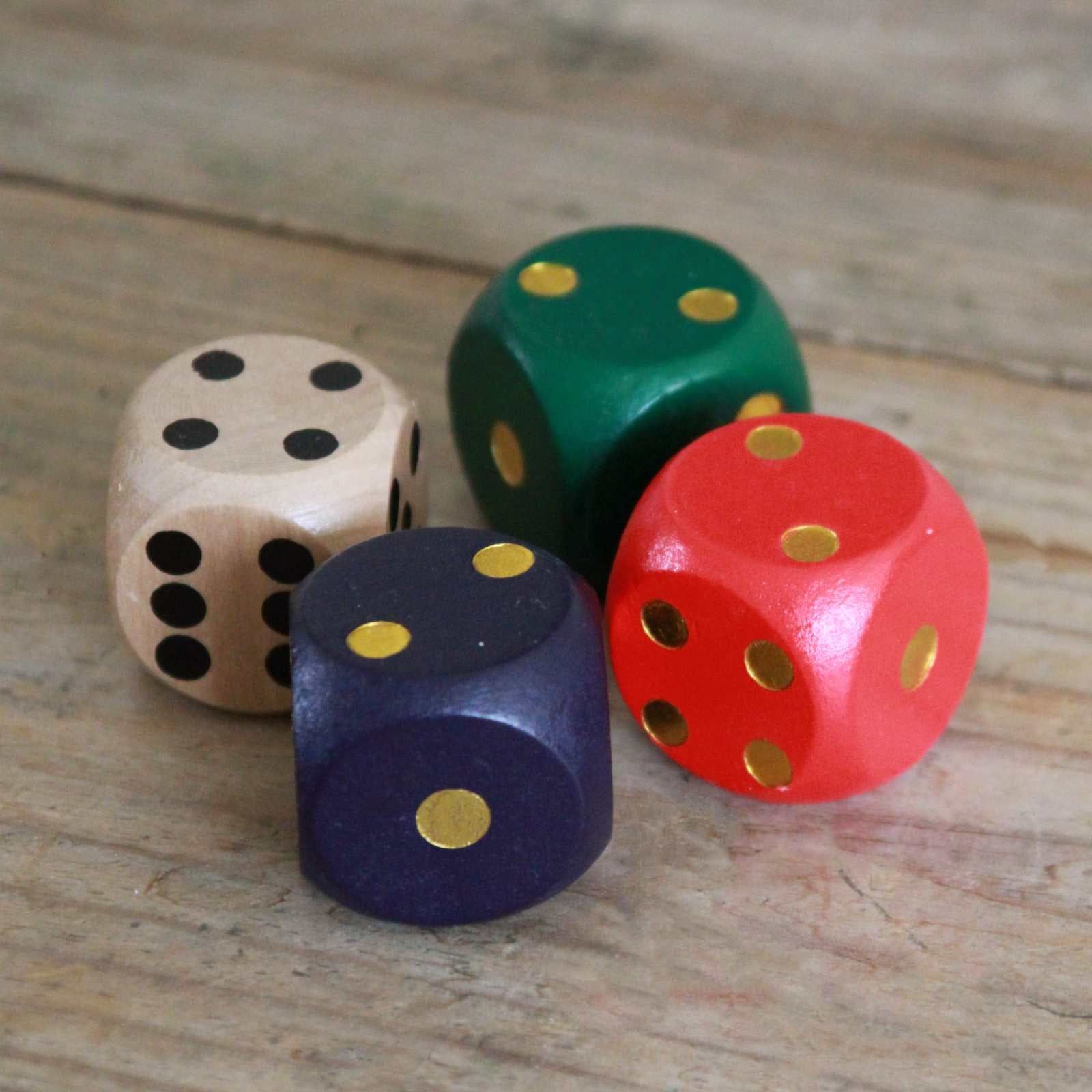 Large Wooden Dice