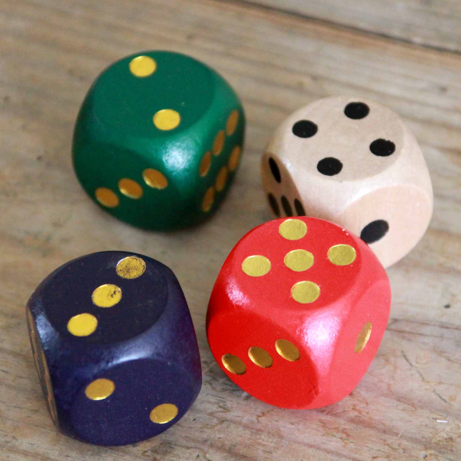 Large Wooden Dice