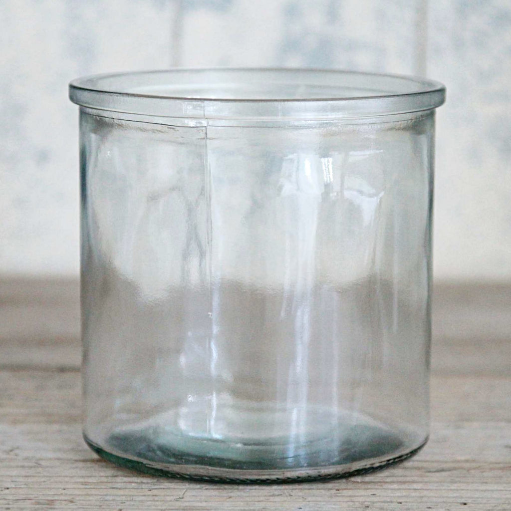 glass pot/vase/candle holder