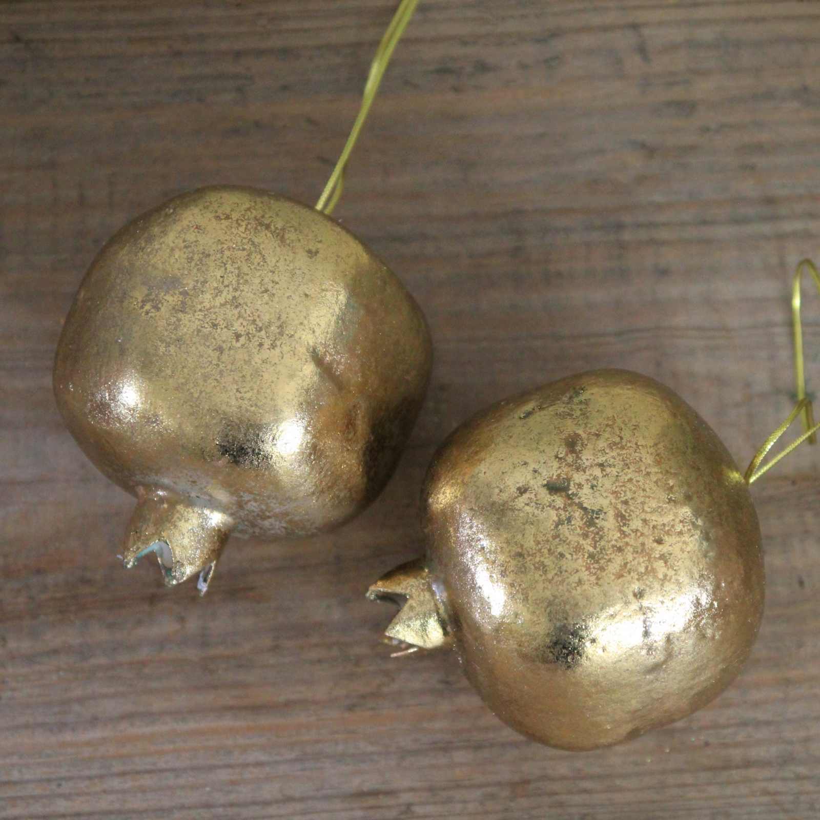 Antique Gold Pomegranate Decoration
