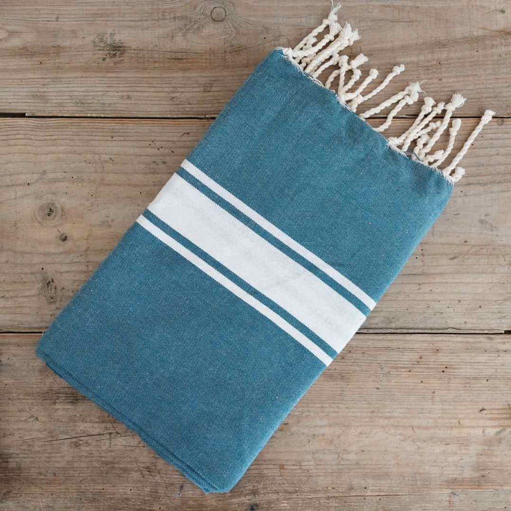 Classic Hammam Towel Blue