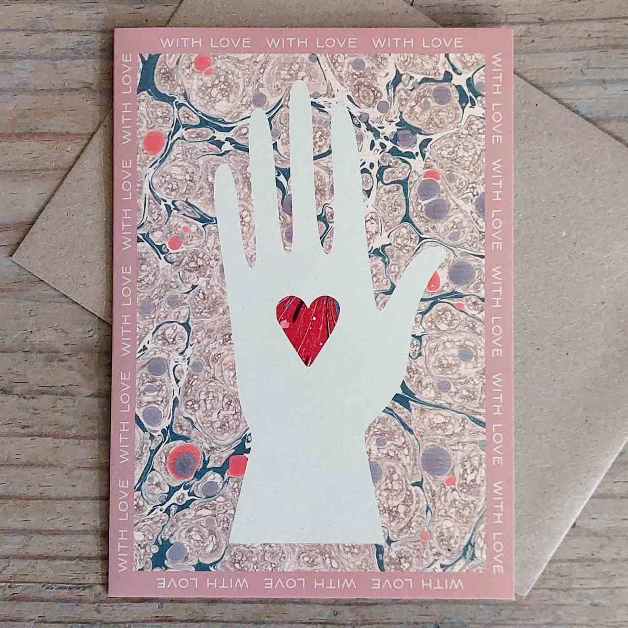 Heart in Hand - Greeting Card