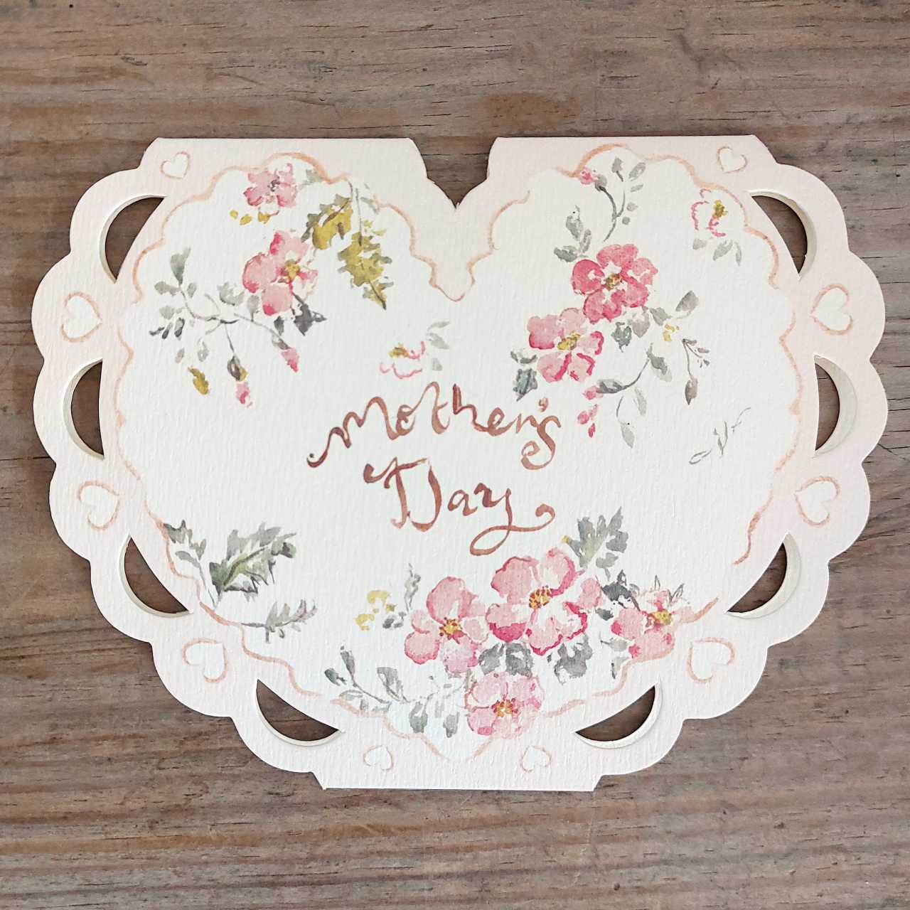 Heart Mother's Day Card