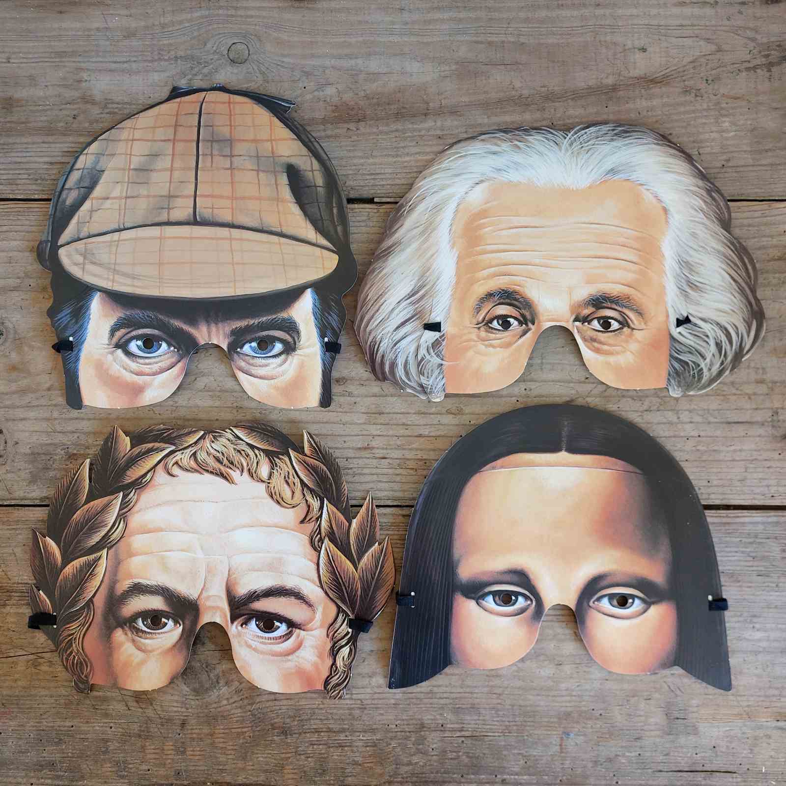 Historical Party Masks - Set of 4