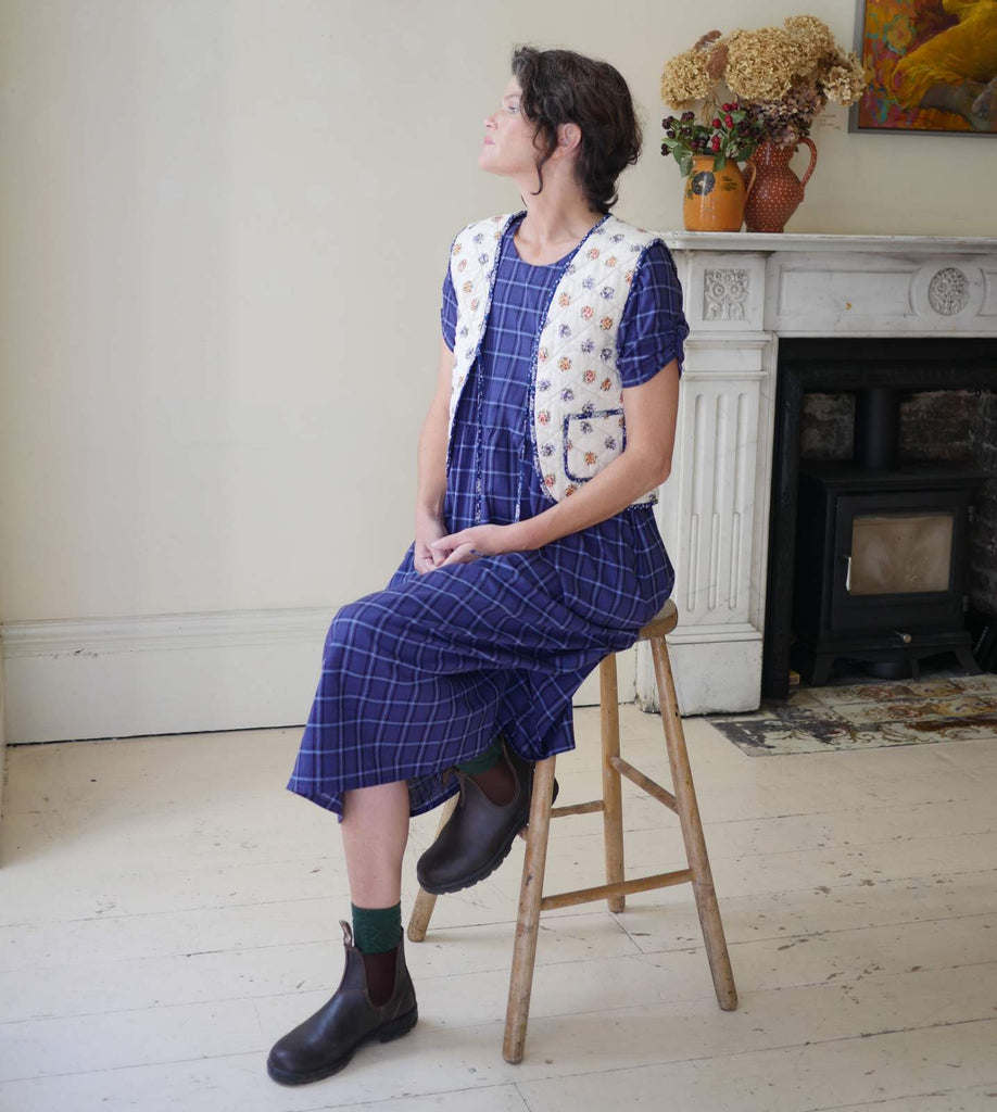 Floral Quilted Waistcoat by Projektityyny