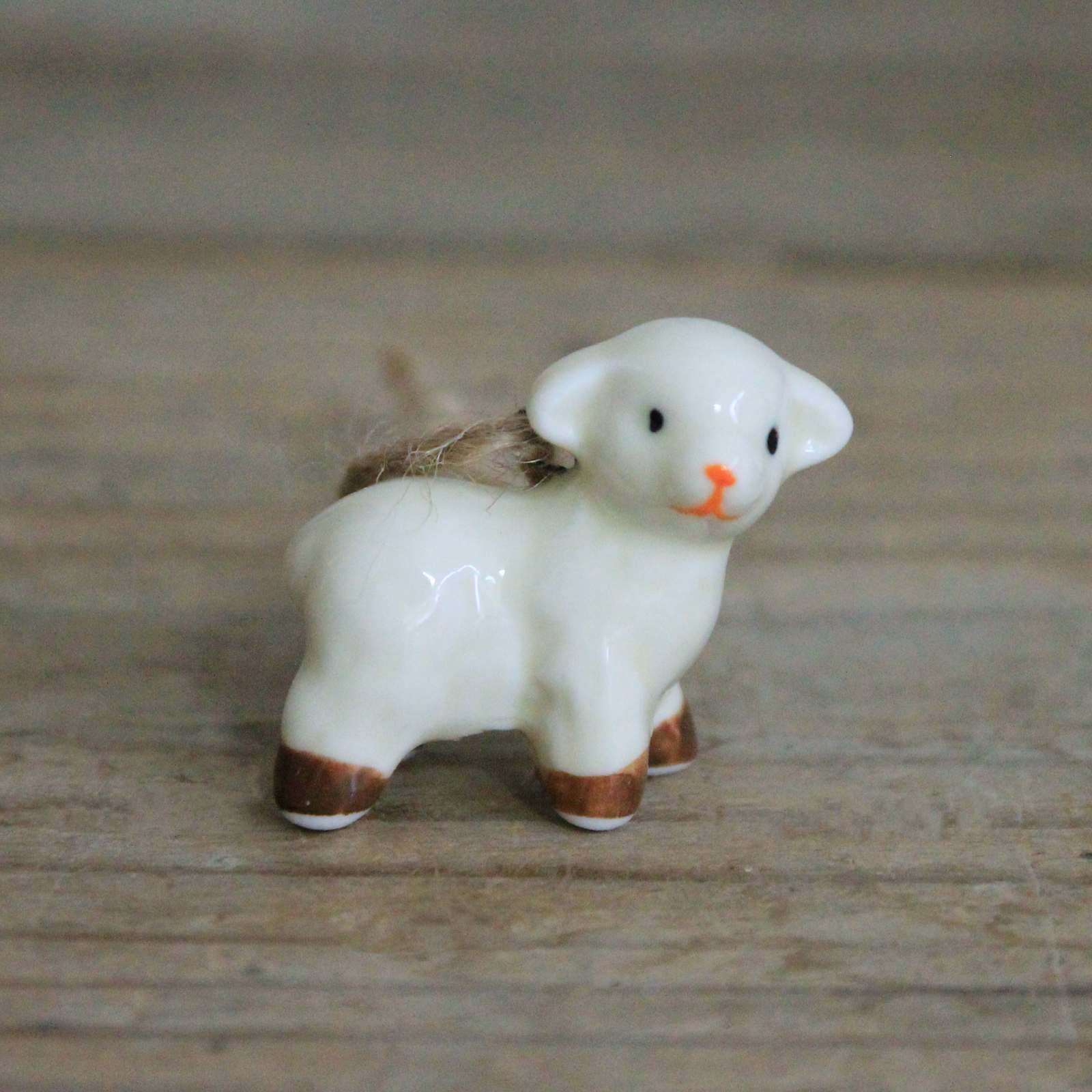 Ceramic Lamb Easter Decoration