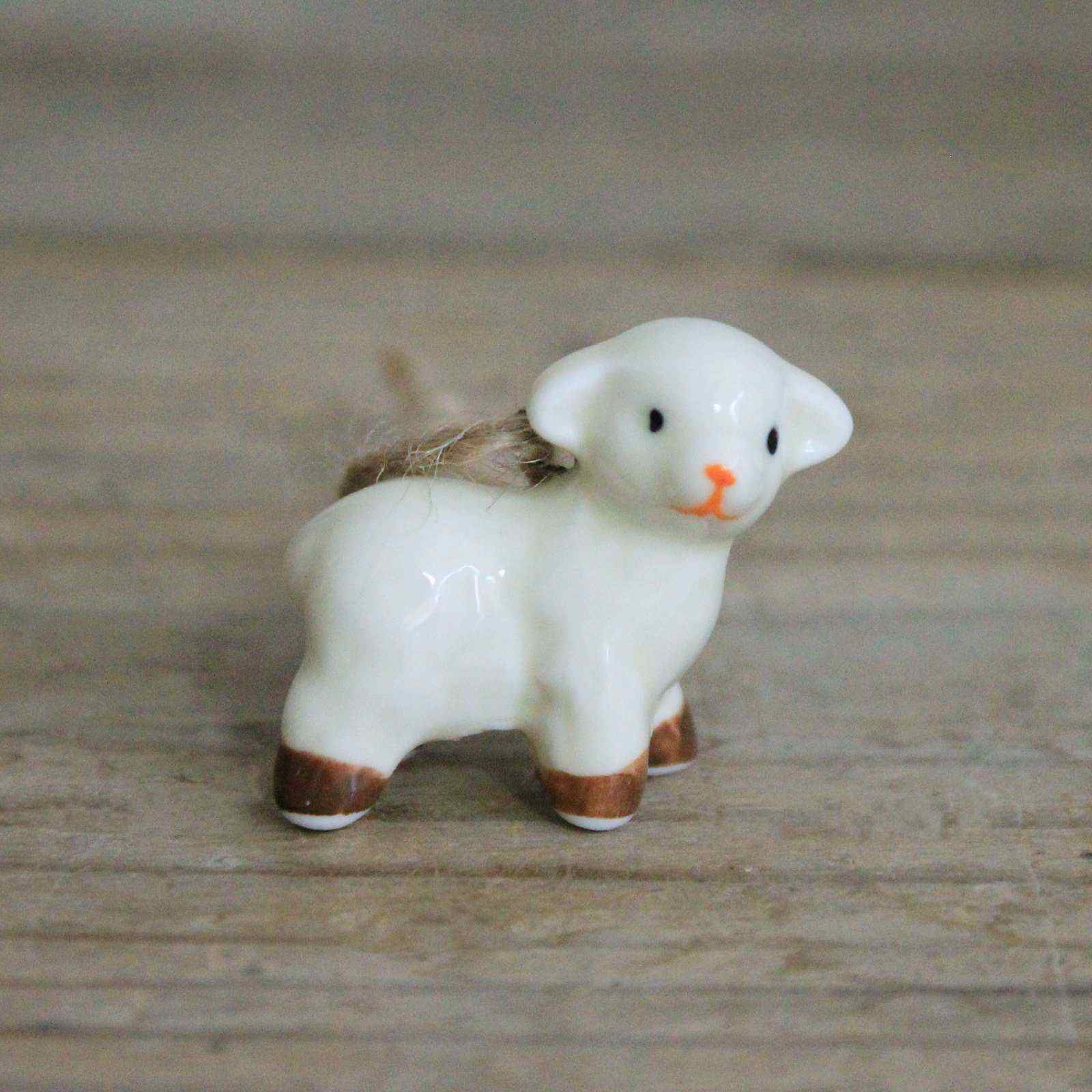 Ceramic Lamb Easter Decoration