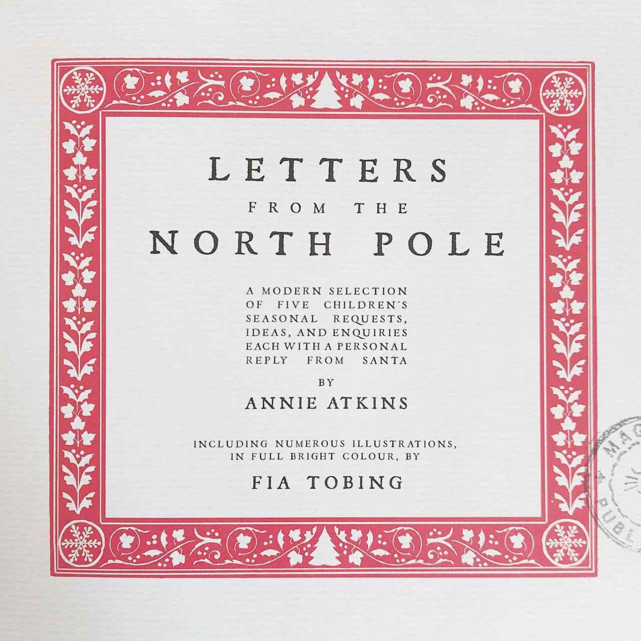 Christmas Book - Letters From The North Pole 