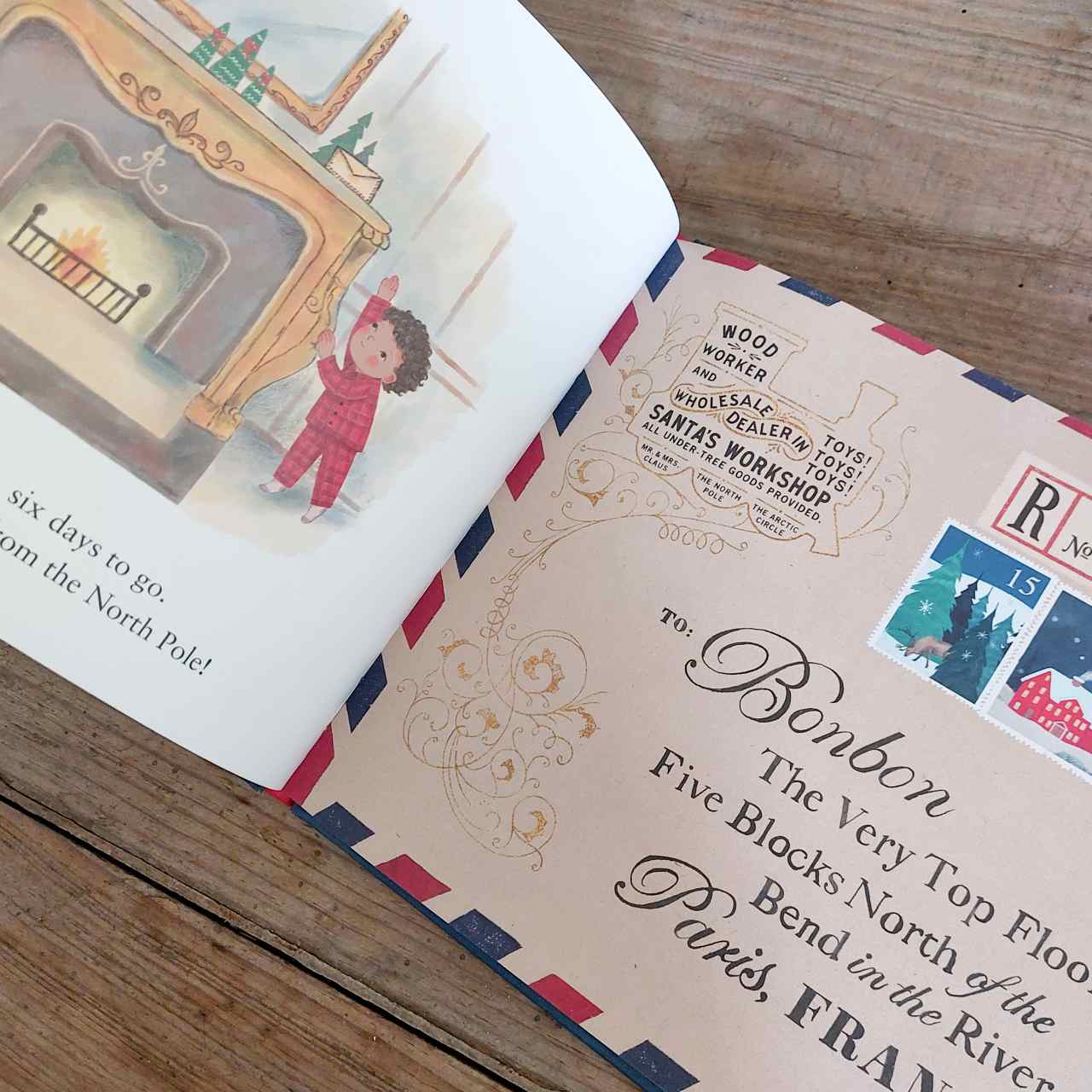 Vintage Christmas Book - Letters from the North Pole