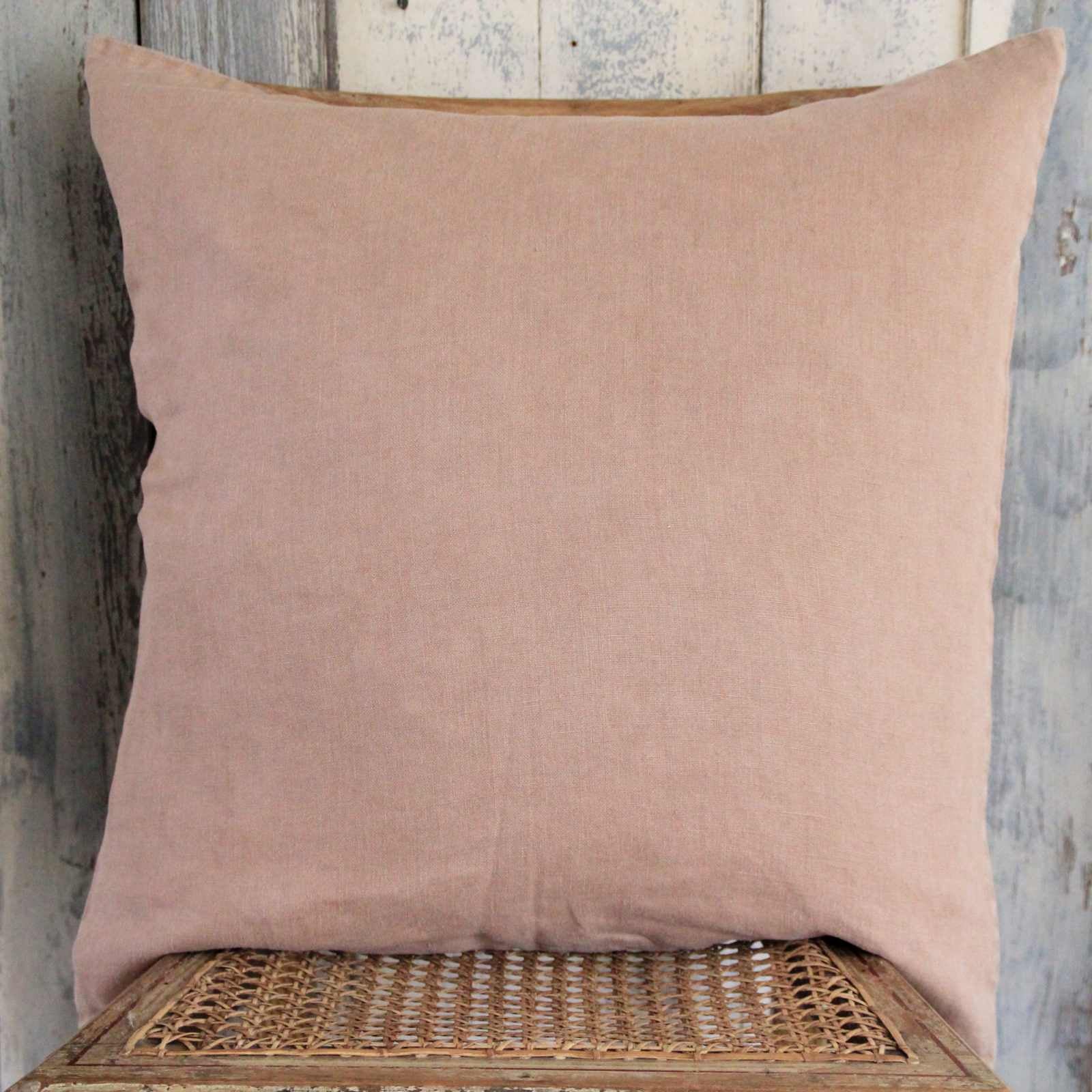 Linen Cushion - Cafe Creme