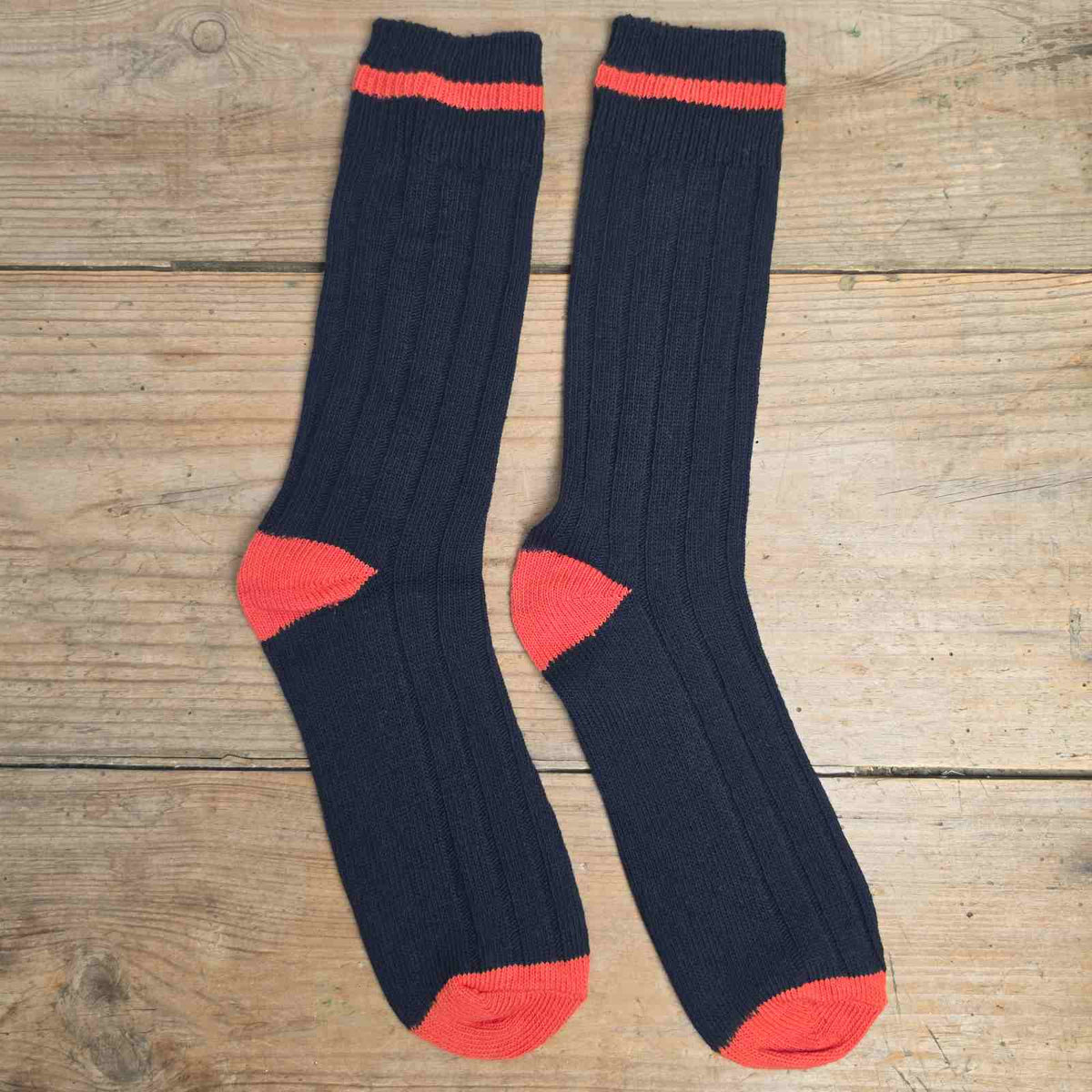 Ribbed Men's Cotton Socks