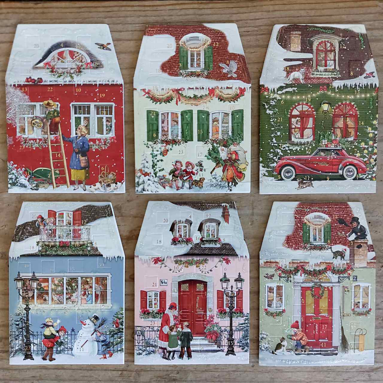 Mini Advent Calendar Card - House