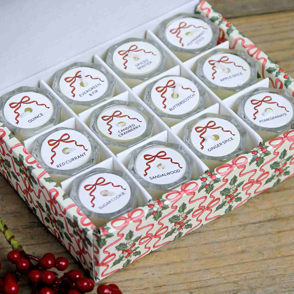 Mini Advent Scented Candle Set