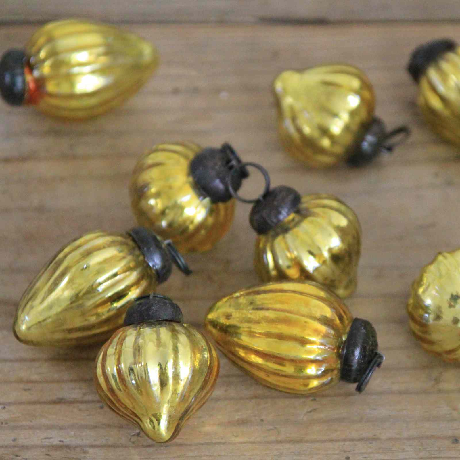 Mini Bauble  - Antique Gold