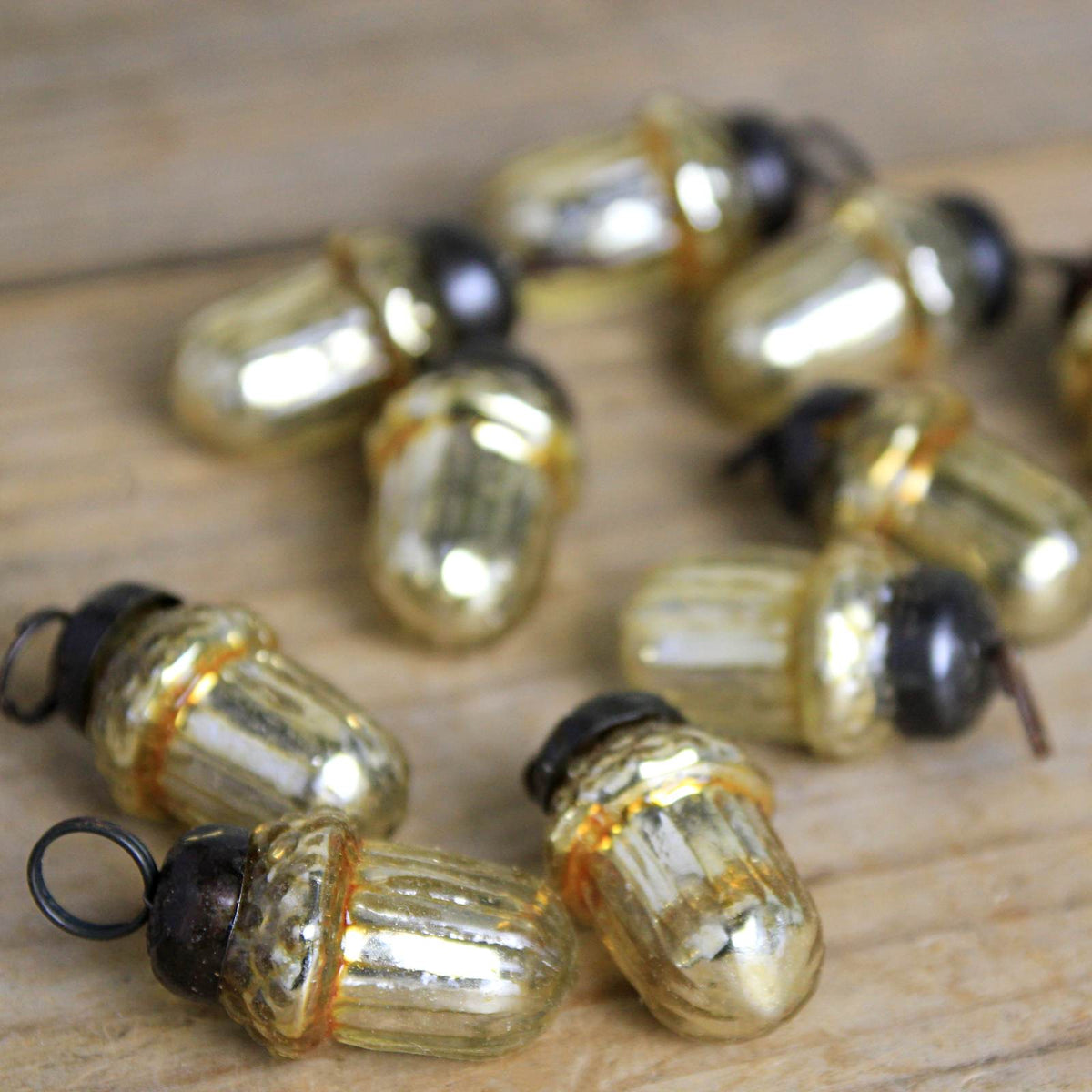 Mini Gold Acorn Decoration