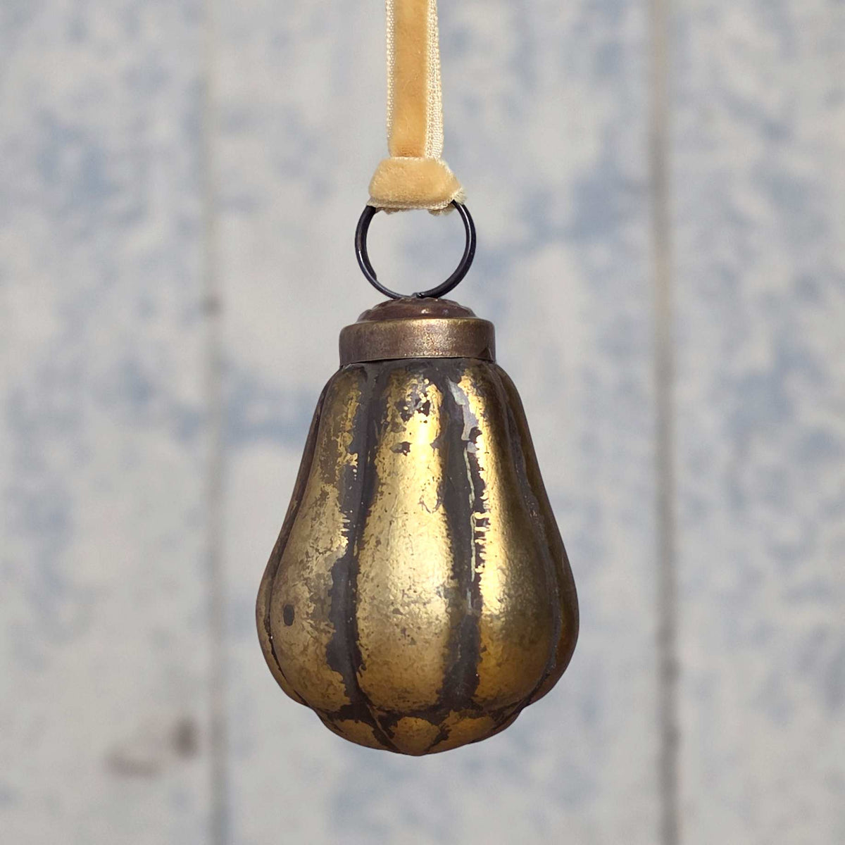 Gold Mini Pear Decoration