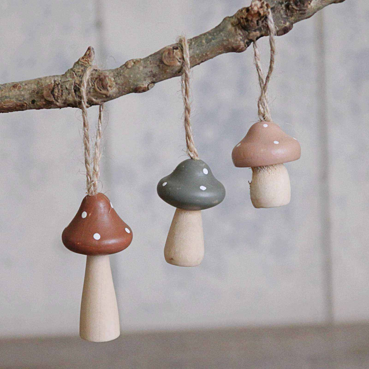 Mini Wooden Toadstool | Closet & Botts