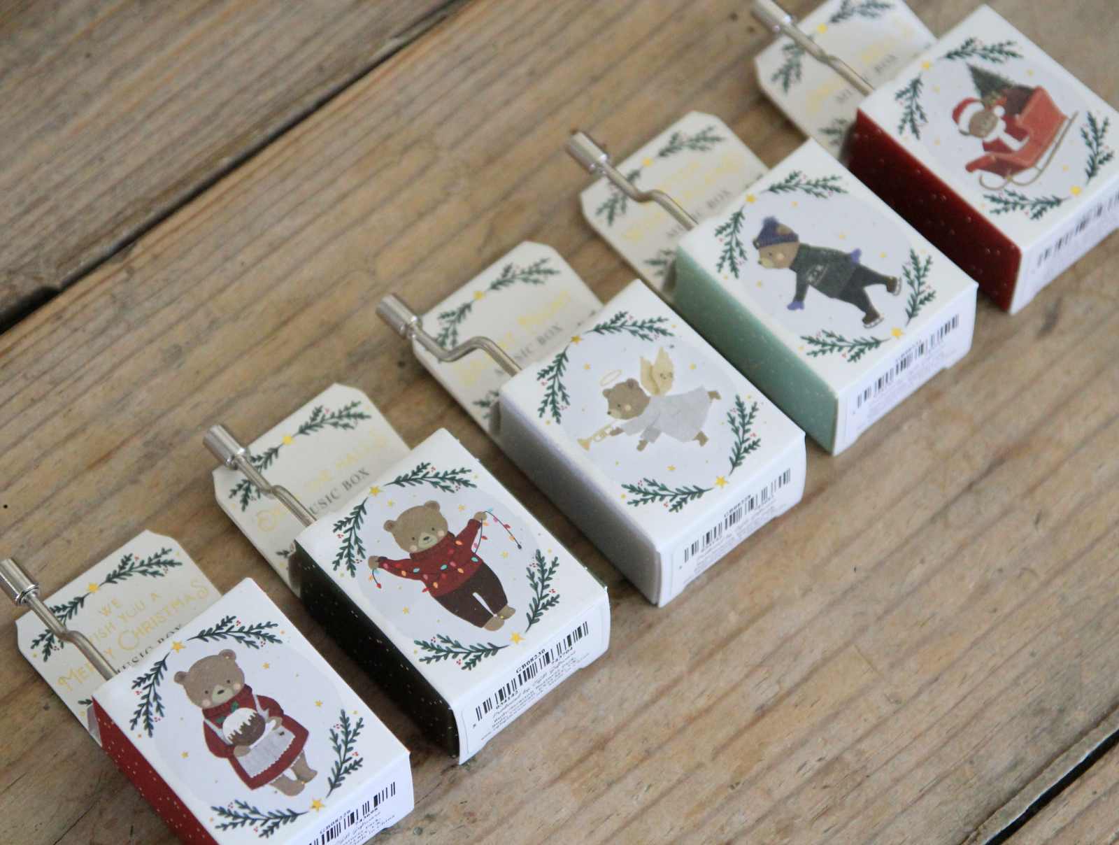 Little Bear Christmas Music Box