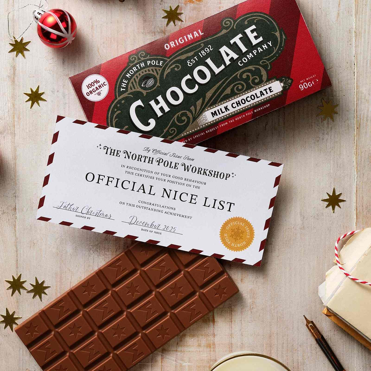 North Pole Chocolate Bar