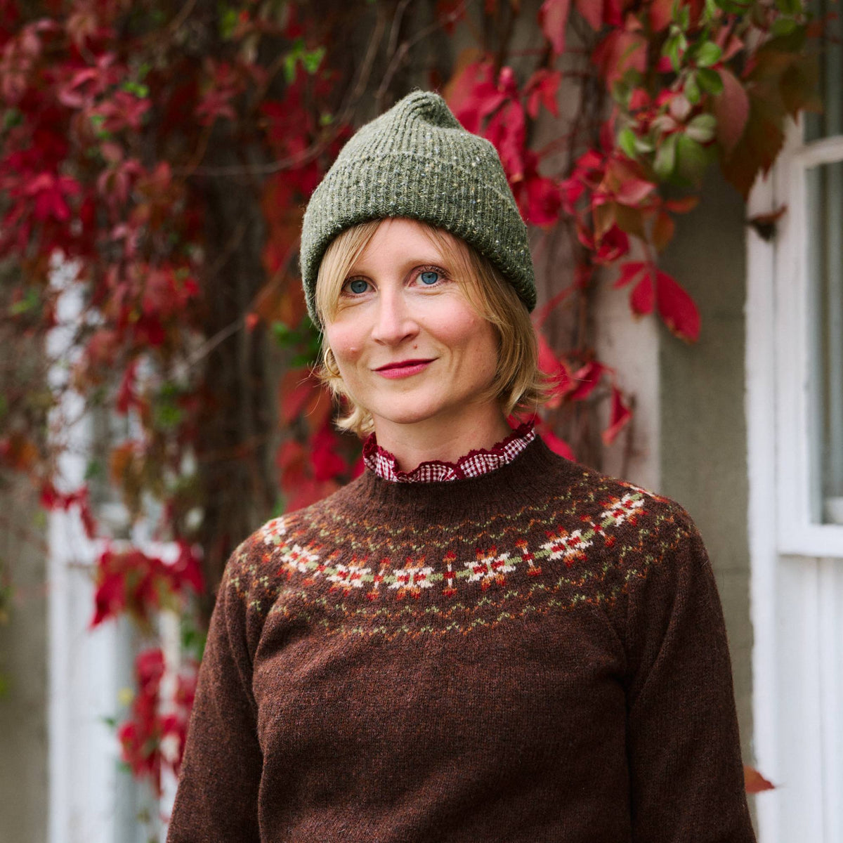 Donegal Wool Hat - Moss