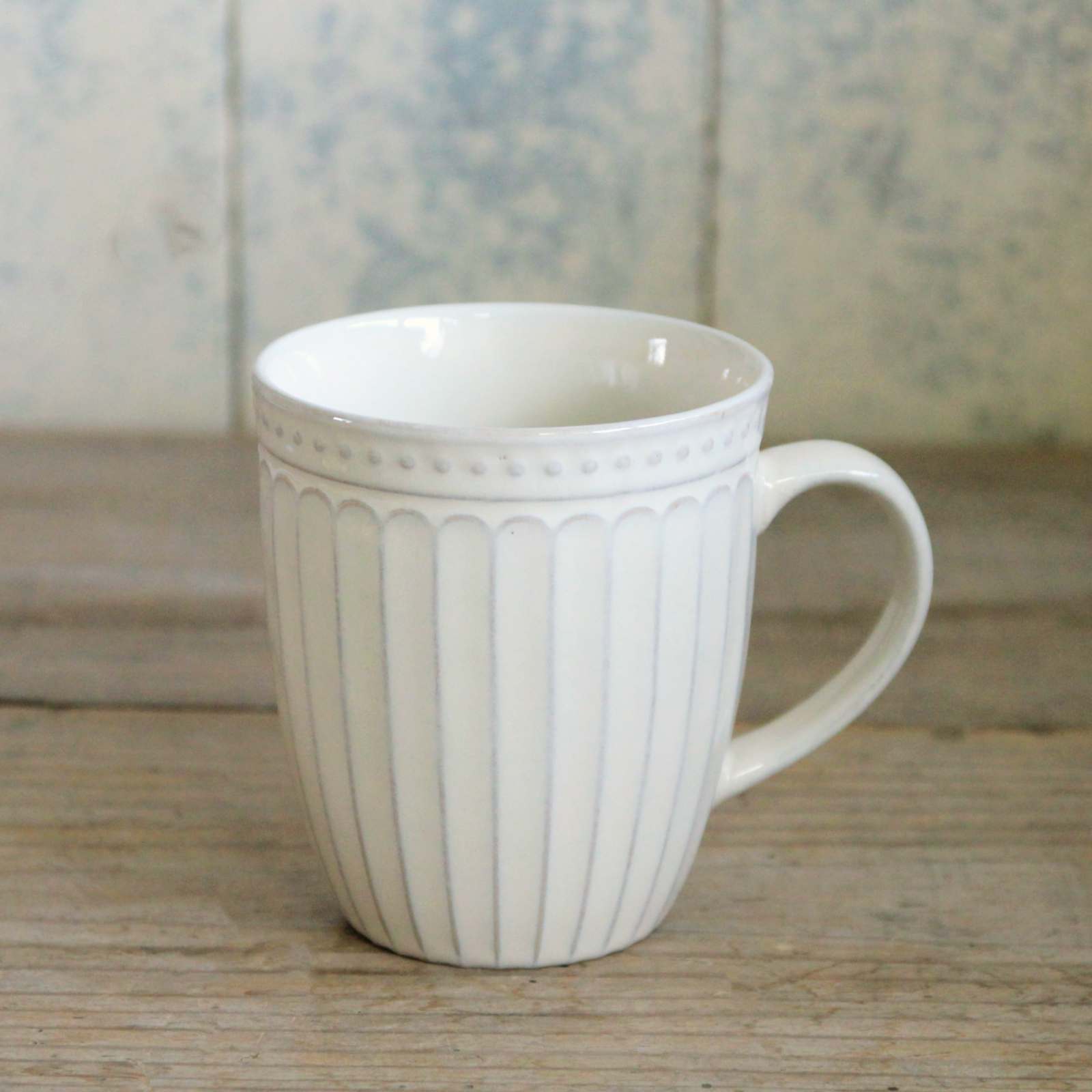 Pembroke Stoneware Mug - Cream