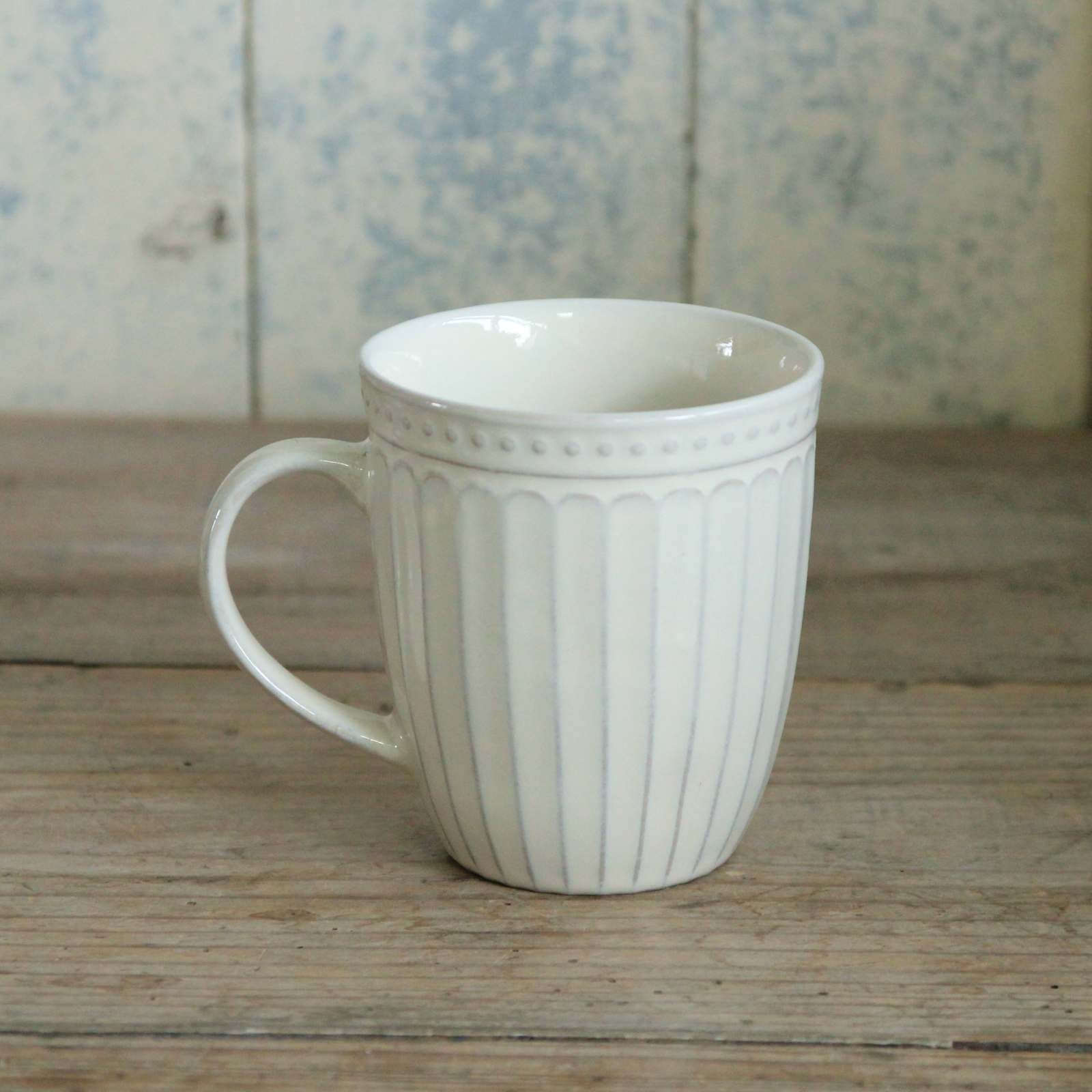 Pembroke Stoneware Mug - Cream