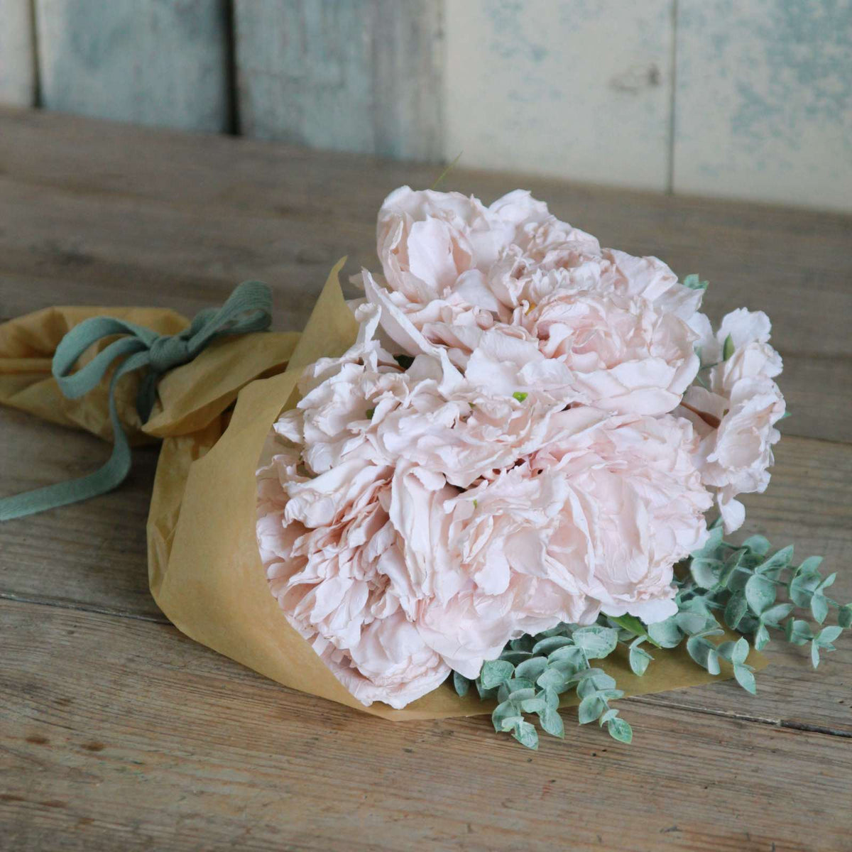 Peony & Eucalyptus Bouquet – Closet & Botts