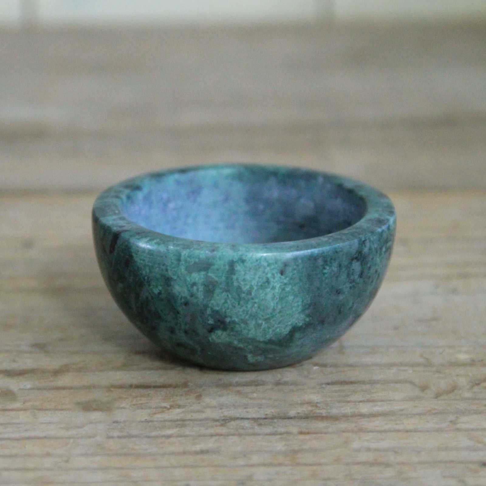 Green Marble Pinch Pot